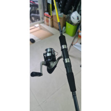 COMBO cần CROSSFIRE 702MS và guồng quay cước STRIKEFORCE 2000B 