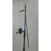 COMBO Rod lure blue 1.8m và máy câu NX-3000