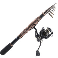 Cần câu rút máy đứng carbon cao cấp Falcon Short Bream 2.7m