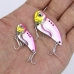Mồi câu cá sắt Funny VIB lua (lure) cá lóc, trê, nheo 4.5cm 12gram màu ngẫu nhiên
