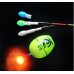 Đèn pin gắn đầu phao câu cá, màu ngẫu nhiên, bao gồm pin